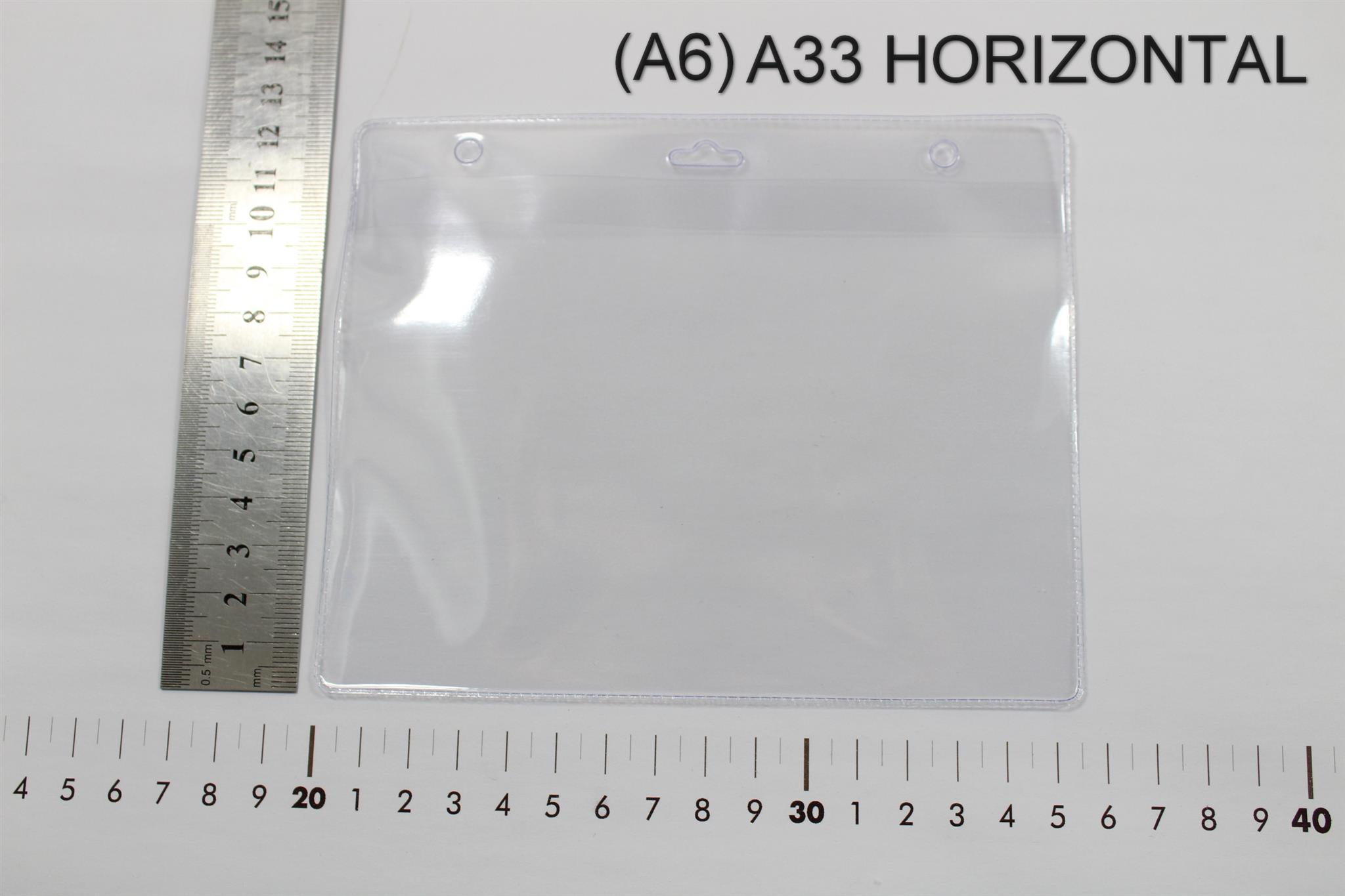 A33/H PCV wallet soft in format A6, horizontal