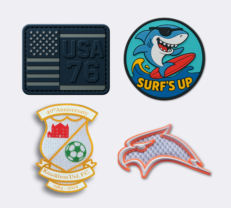 Silicone & PVC Patches category