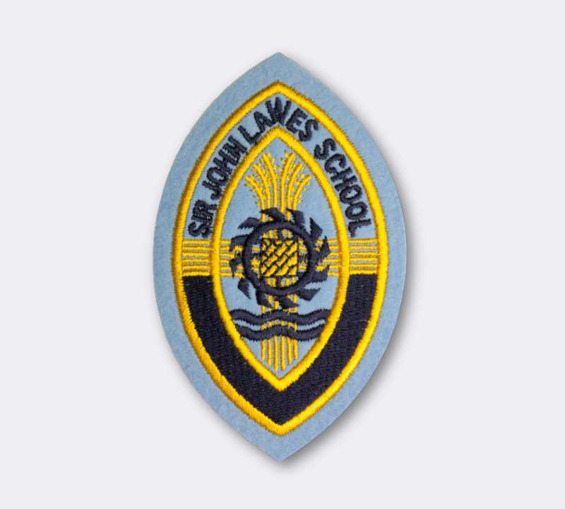 Embroidered Patch - Laser Cut Border