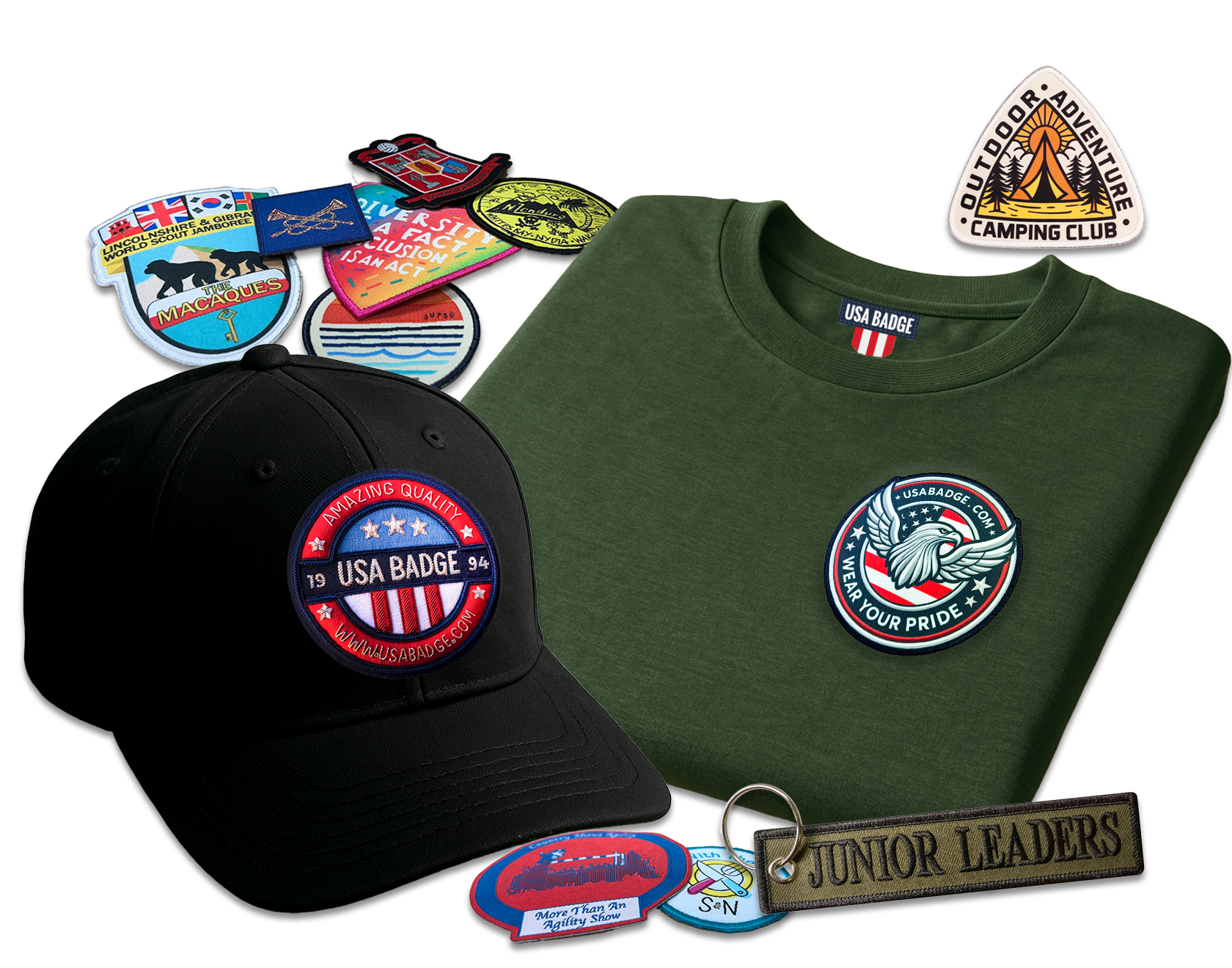 Custom badges & branded goods