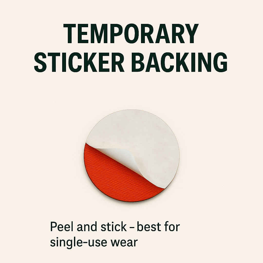 Temporary sticker/Adhesive